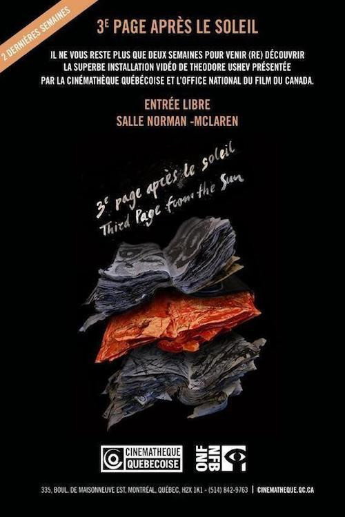 Poster for 3e page après le soleil
