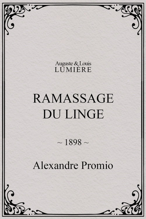 À bord du 'Formidable': Ramassage du linge