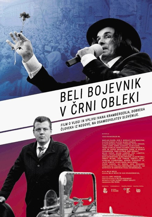 Beli bojevnik v crni obleki