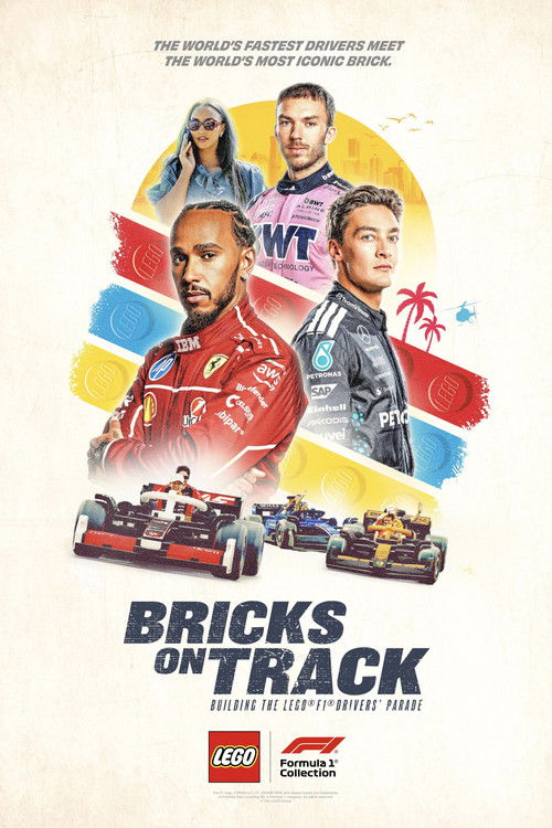 Bricks on Track: Building the LEGO F1 Drivers' Parade poster