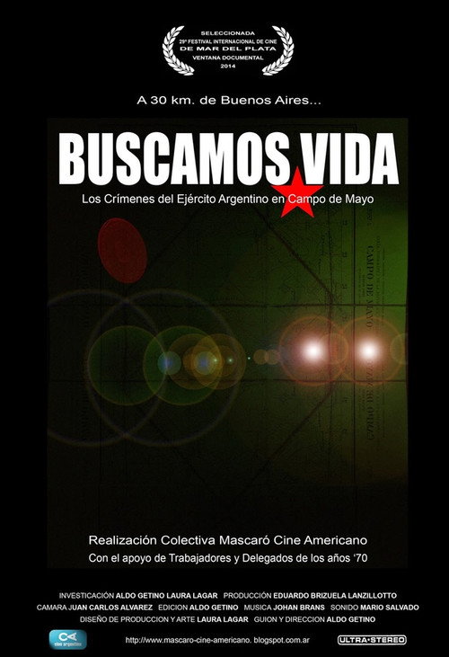 Poster for Buscamos vida, los crímenes del ejército argentino en Campo de Mayo