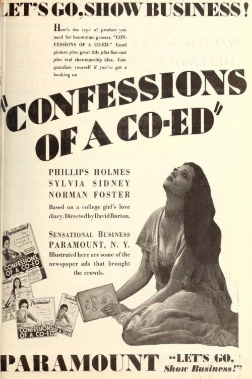 Poster for Confessions of a Co-Ed