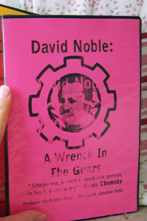 Poster for David F Noble: A Wrench in the Gears