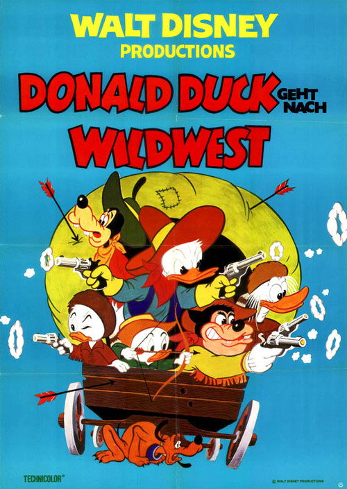 Poster for Donald Duck Goes West