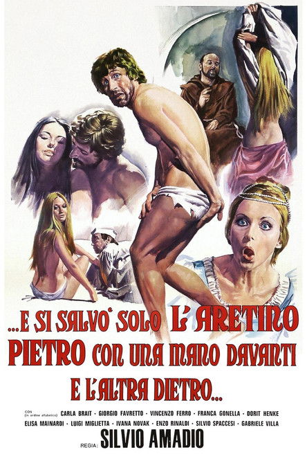 ...E si salvò solo l'aretino Pietro con una mano avanti e l'altra dietro