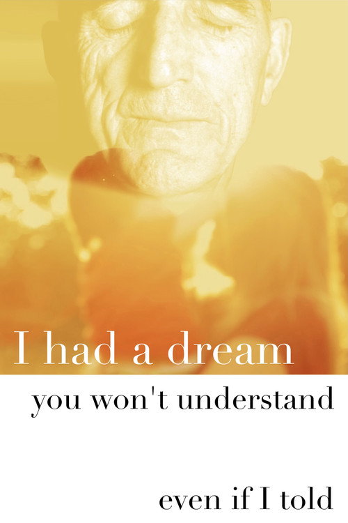 I Had a Dream You Won't Understand Even If I Tell