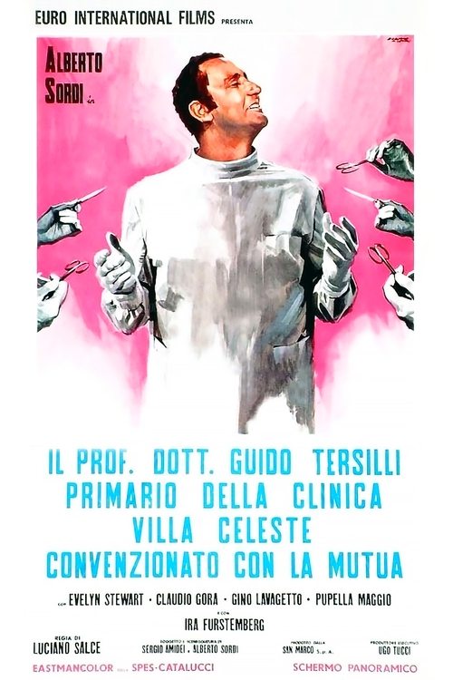Il Prof. Dott. Guido Tersilli primario della Clinica Villa Celeste convenzionata con le mutue