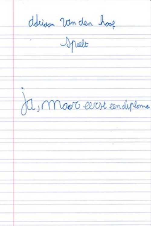 Ja, maar eerst een diploma