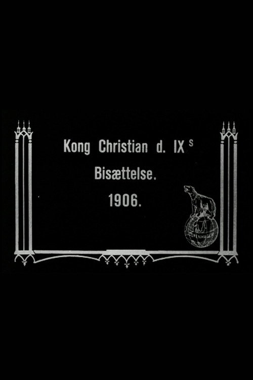 Kong Christian d. IXs Bisættelse