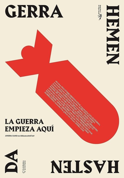 La guerra empieza aquí.