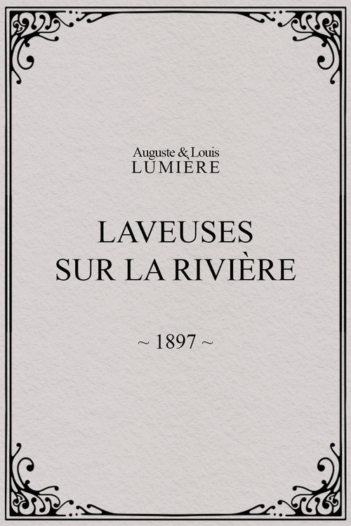 Laveuses sur la rivière