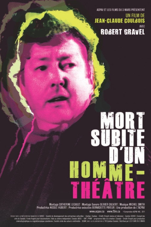 Mort subite d'un homme-théâtre