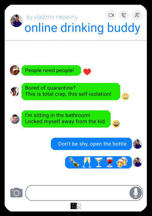 Online drinking buddy