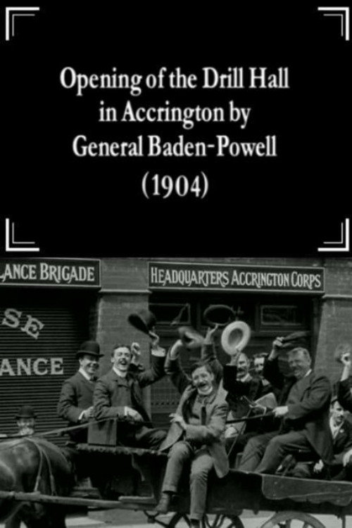 Poster for Opening of the Drill Hall in Accrington by General Baden-Powell