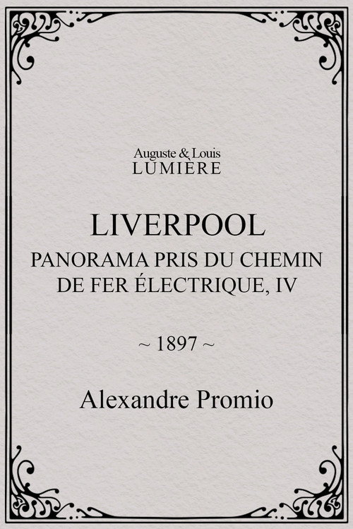 Panorama pris du chemin de fer électrique, IV