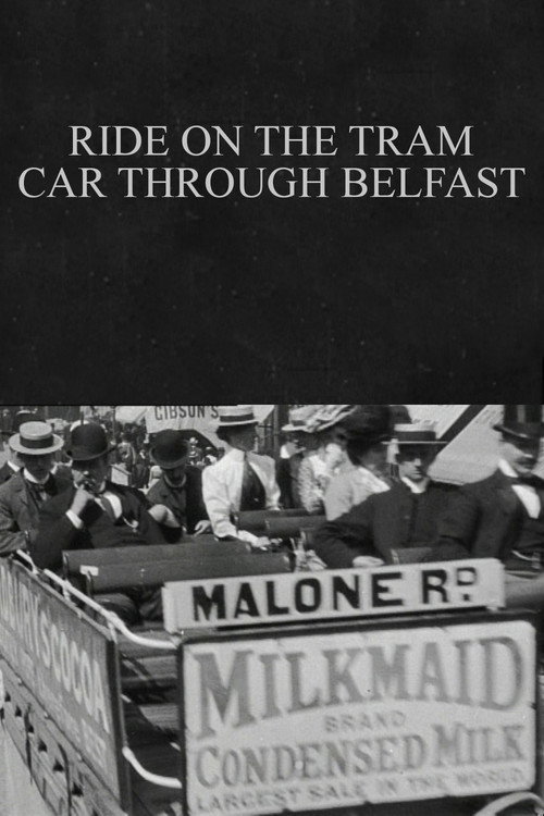 Ride on the Tramcar Through Belfast