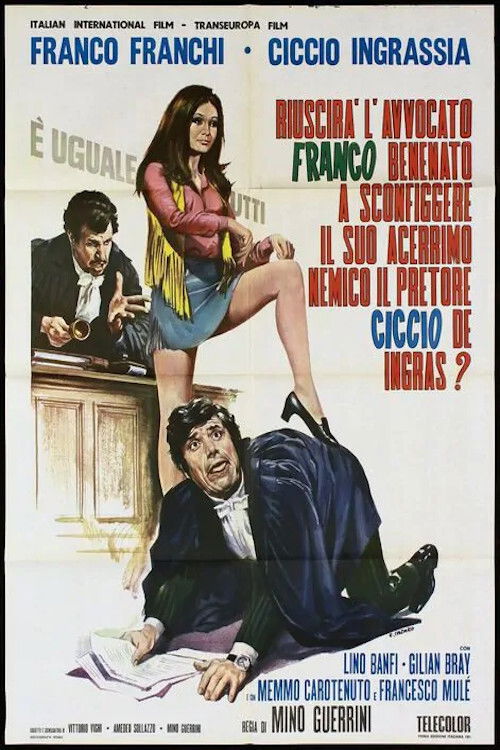 Riuscirà l'avv. Franco Benenato a sconfiggere il suo acerrimo nemico il pretore Ciccio De Ingras?