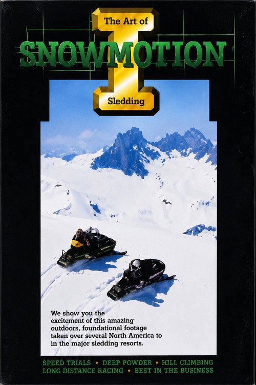Poster for Smowmotion: The Art of Sledding