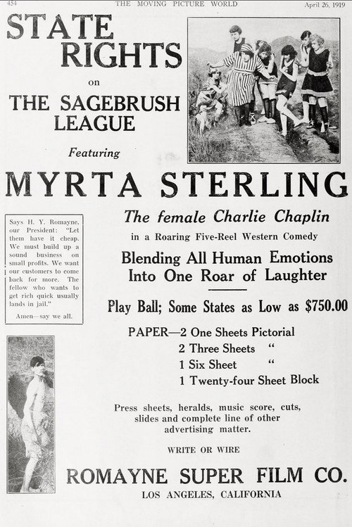 Poster for The Sage-Brush League