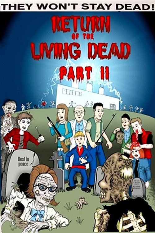 Poster for They Won't Stay Dead: A Look at Return of the Living Dead Part II