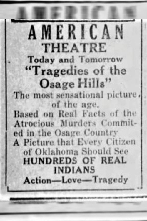 Poster for Tragedies of the Osage Hills
