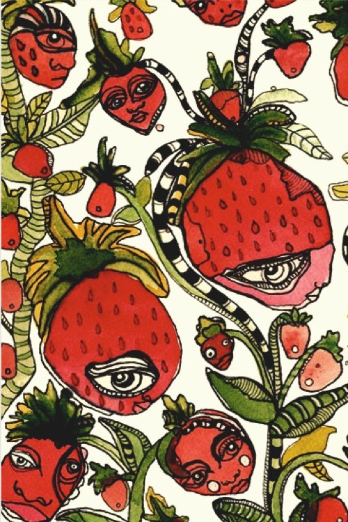 Un champ de fraises pour l'éternité