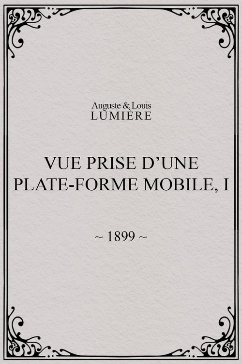 Vue prise d'une plate-forme mobile I