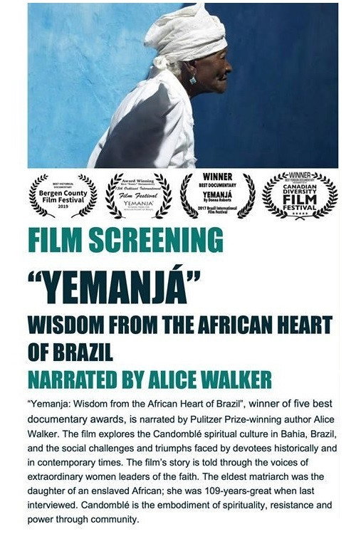 Poster for Yemanja Wisdom from the African Heart of Brazil