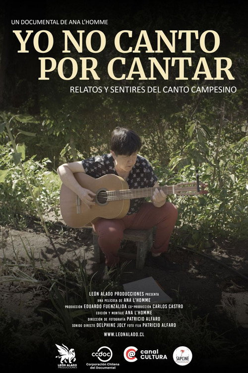 Yo no canto por cantar