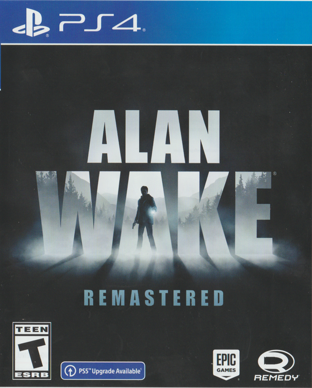 Cover art or packaging material from Alan Wake: Remastered (2021)