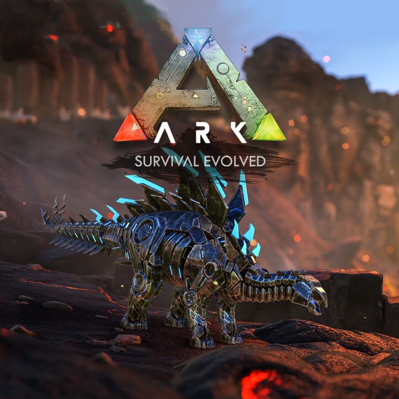 Cover art or packaging material from ARK: Survival Evolved - Bionic Stegosaurus Skin (2017)