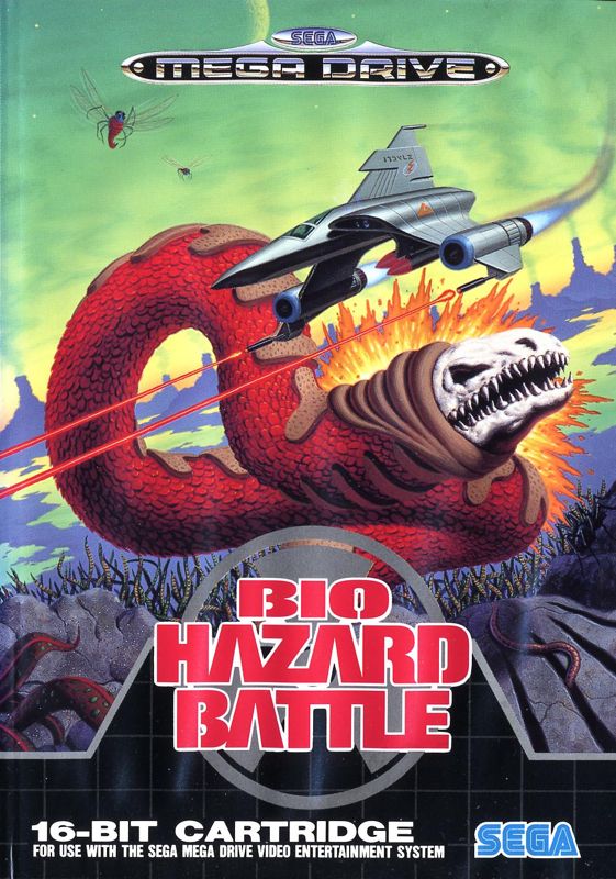 Cover art or packaging material from Bio Hazard Battle (1992)