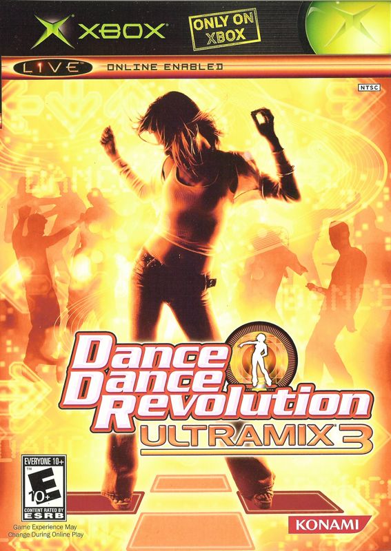 Cover art or packaging material from Dance Dance Revolution: Ultramix 3 (2005)