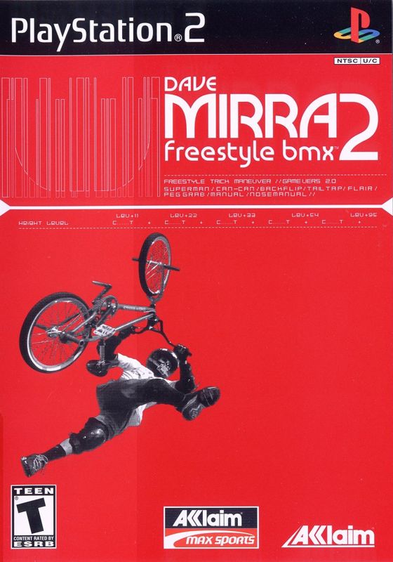 Cover art or packaging material from Dave Mirra Freestyle BMX 2 (2001)