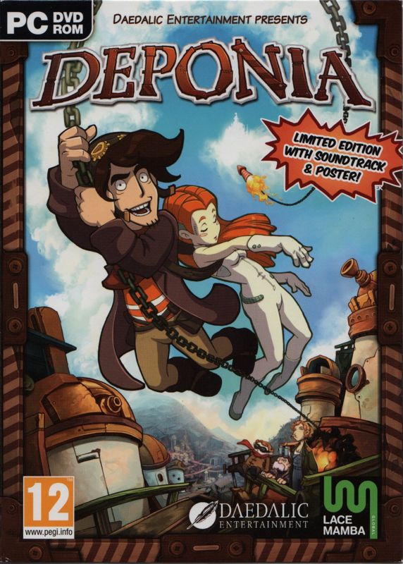 Cover art or packaging material from Deponia (2012)
