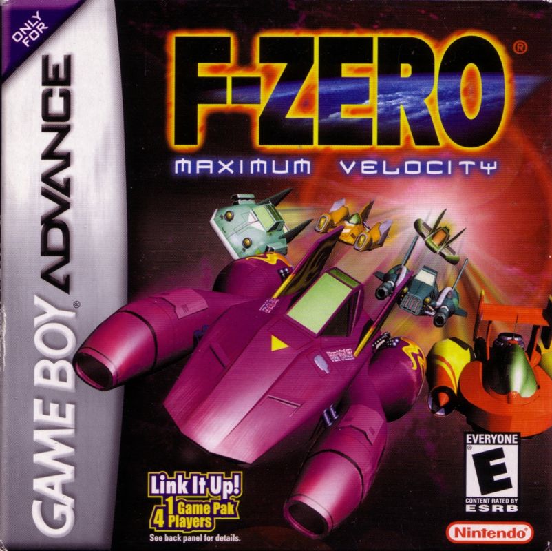 Cover art or packaging material from F-Zero: Maximum Velocity (2001)
