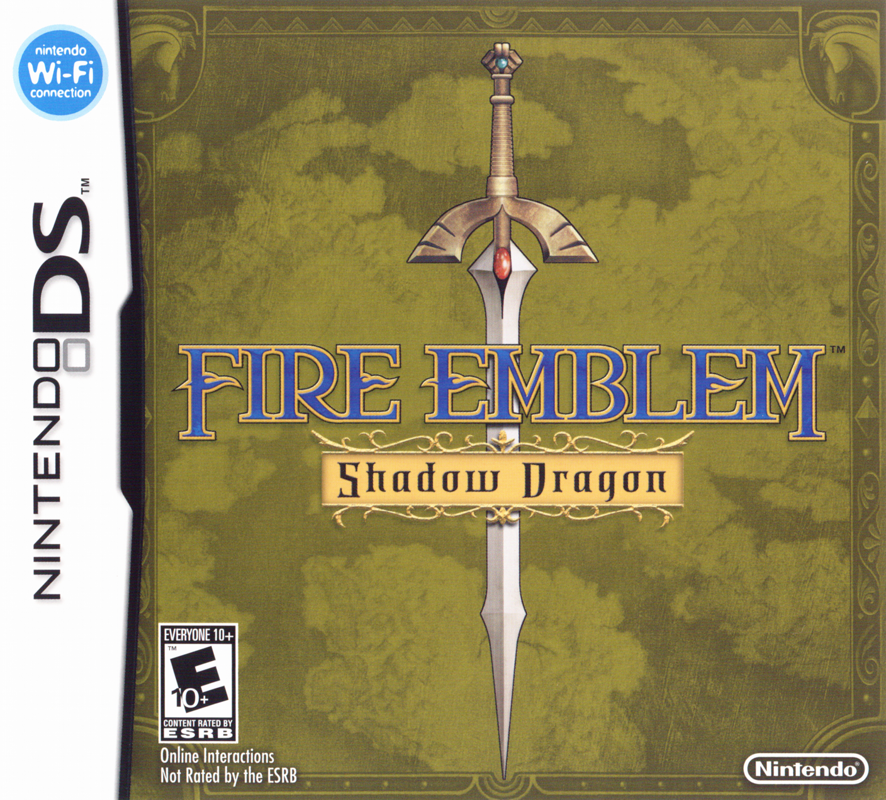 Cover art or packaging material from Fire Emblem: Shadow Dragon (2008)