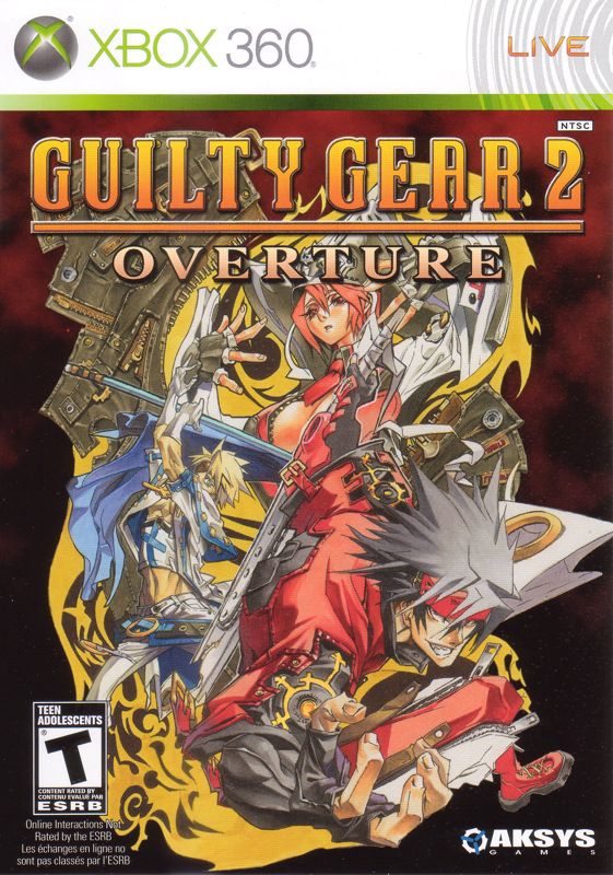 Cover art or packaging material from Guilty Gear 2: Overture (2007)