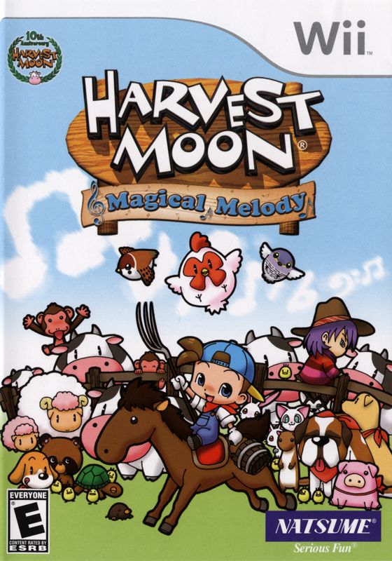 Cover art or packaging material from Harvest Moon: Magical Melody (2005)