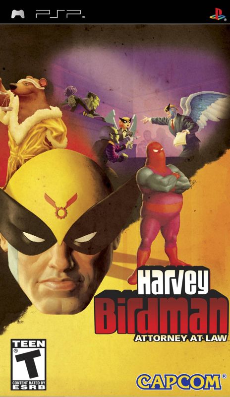 Cover art or packaging material from Harvey Birdman: Attorney at Law (2008)