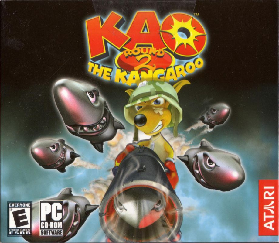 Cover art or packaging material from Kao the Kangaroo: Round 2 (2003)