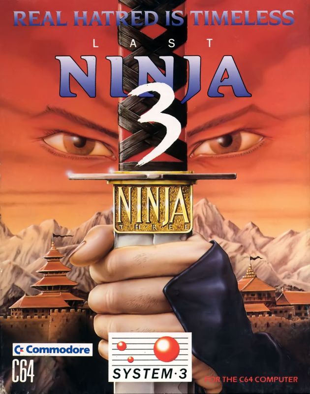 Cover art or packaging material from Last Ninja 3 (1991)