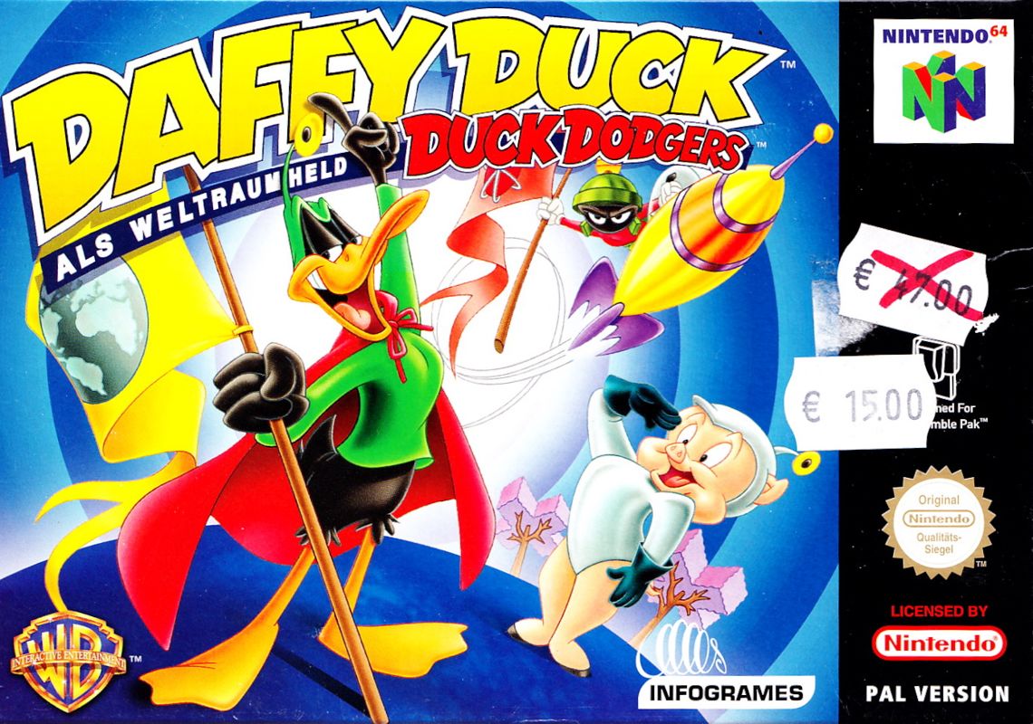 Cover art or packaging material from Looney Tunes: Duck Dodgers - Starring Daffy Duck (2000)