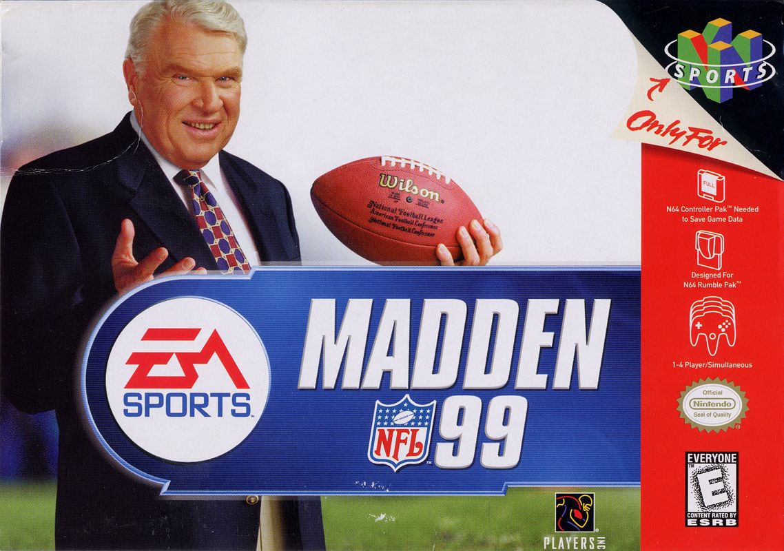 Poster for Madden NFL 99