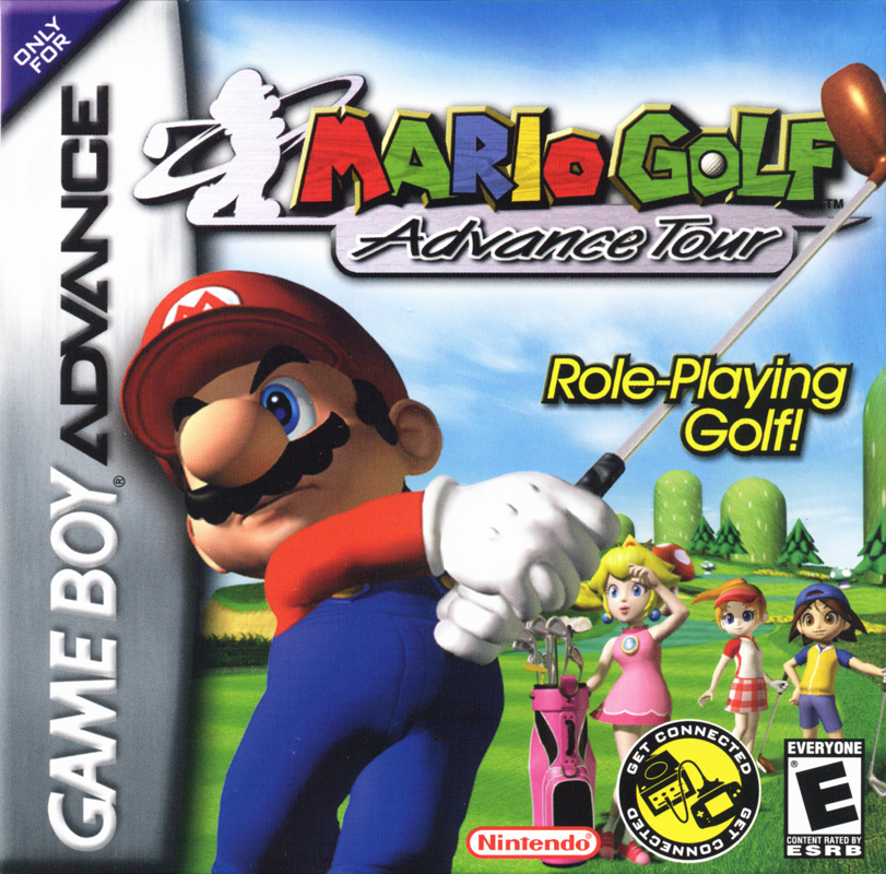 Cover art or packaging material from Mario Golf: Advance Tour (2004)