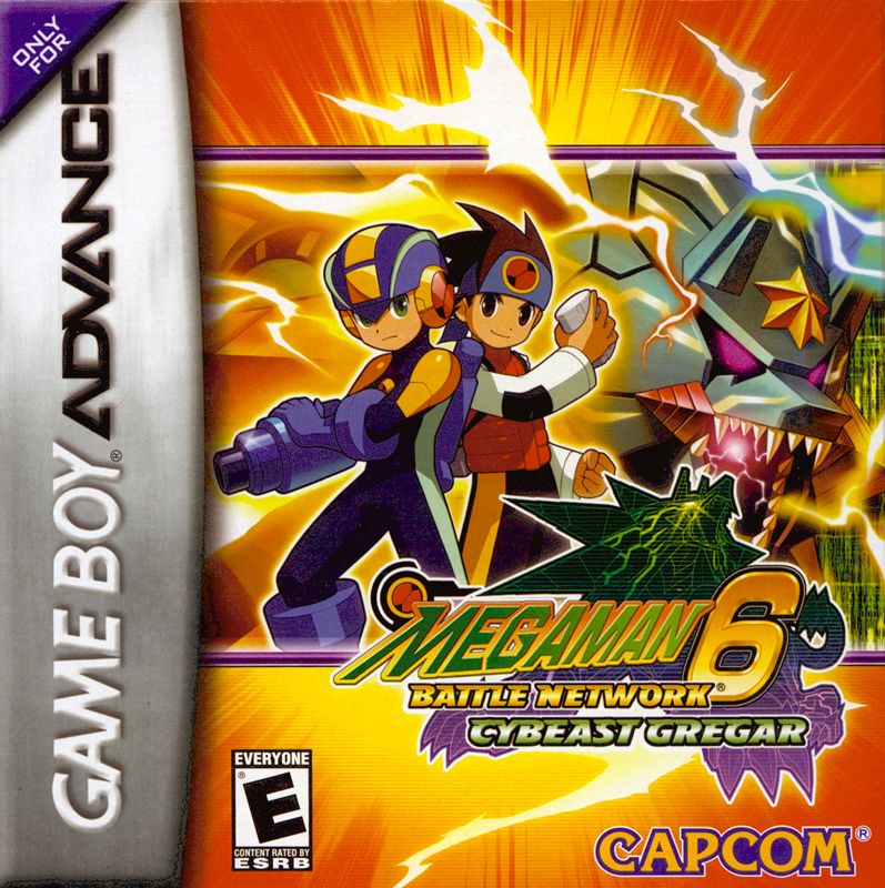 Cover art or packaging material from Mega Man Battle Network 6: Cybeast Gregar (2005)
