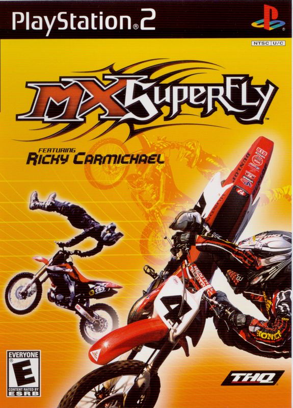 Cover art or packaging material from MX Superfly Featuring Ricky Carmichael (2002)