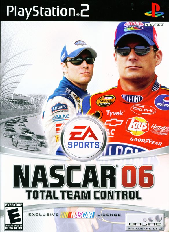 Cover art or packaging material from NASCAR 06: Total Team Control (2005)