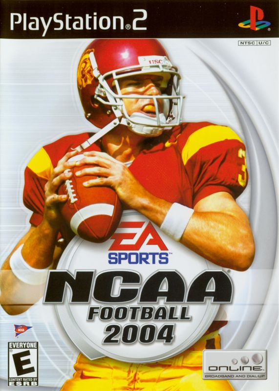 Cover art or packaging material from NCAA Football 2004 (2003)