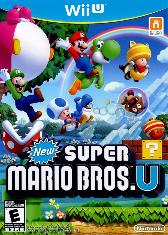 Cover art or packaging material from New Super Mario Bros. U (2012)
